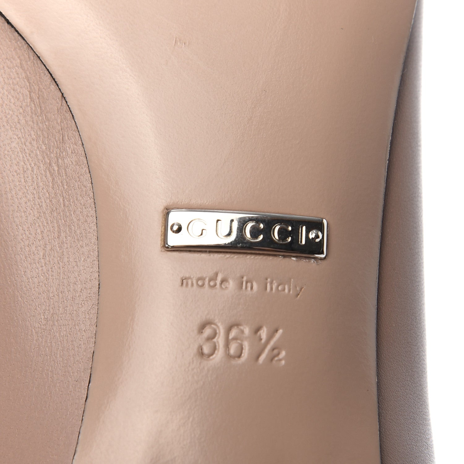 Gucci Nappa Crystal Interlocking G Ballet Flats 36.5 Dark Cipria 7 of 10
