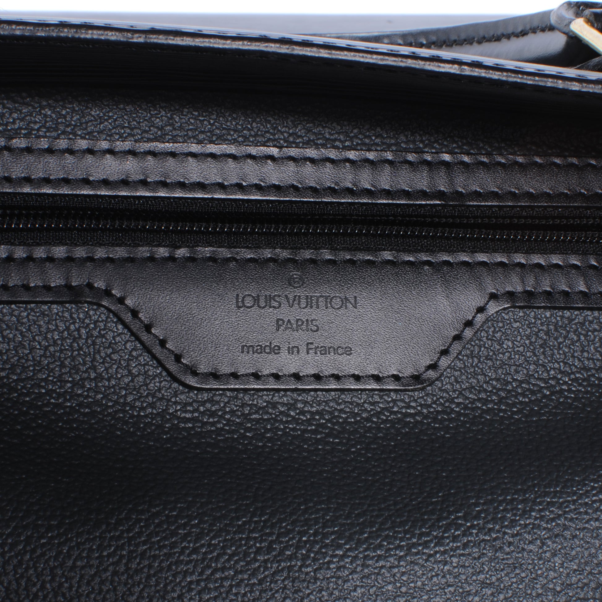 Louis Vuitton Epi Sac Plat Black 5 of 7