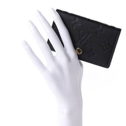 Louis Vuitton Empreinte Business Card Holder Black 2 of 9
