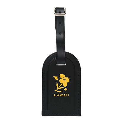 Louis Vuitton Calfskin Hawaii Luggage Tag Black 1 of 3