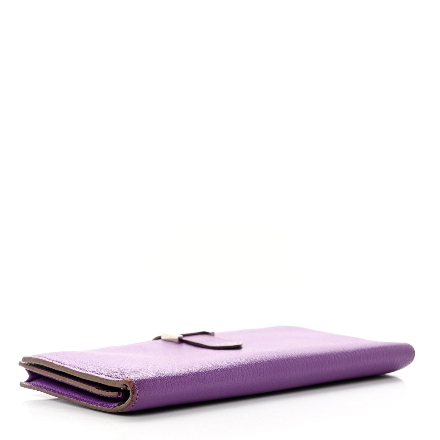 Chevre Mysore Bearn Wallet Parme