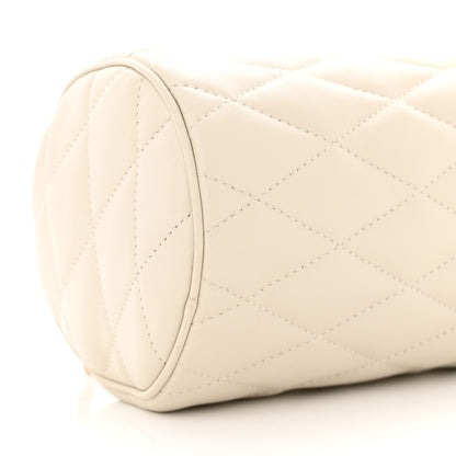 Saint Laurent Lambskin Monogram Small Sade Tube Bag Blanc Vintage 9 of 10