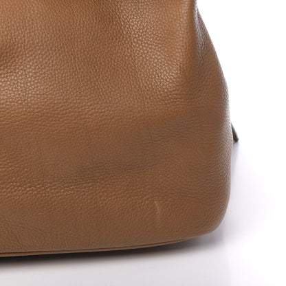 Burberry Grainy Calfskin Large Ashby Hobo Sand 11 of 14