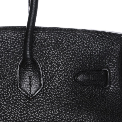 Hermes Taurillon Clemence Birkin 35 Black 24 of 26