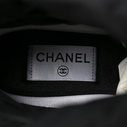 Chanel Nylon Suede Womens Short Boots 39.5 Black 8 of 10