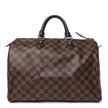 Louis Vuitton Damier Ebene Speedy 35 1 of 9