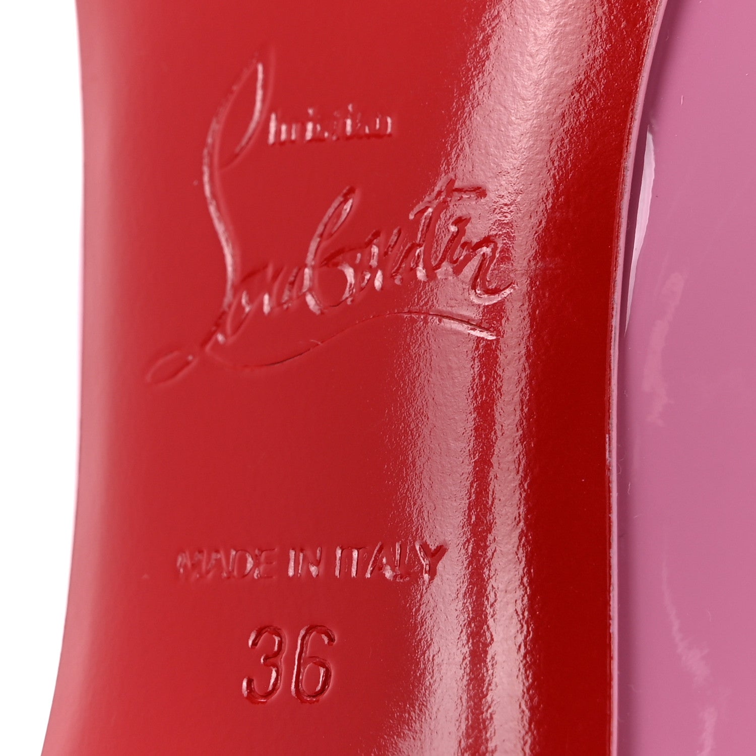 Christian Louboutin Patent Dolly 100 Pumps 36 Gummy 7 of 10
