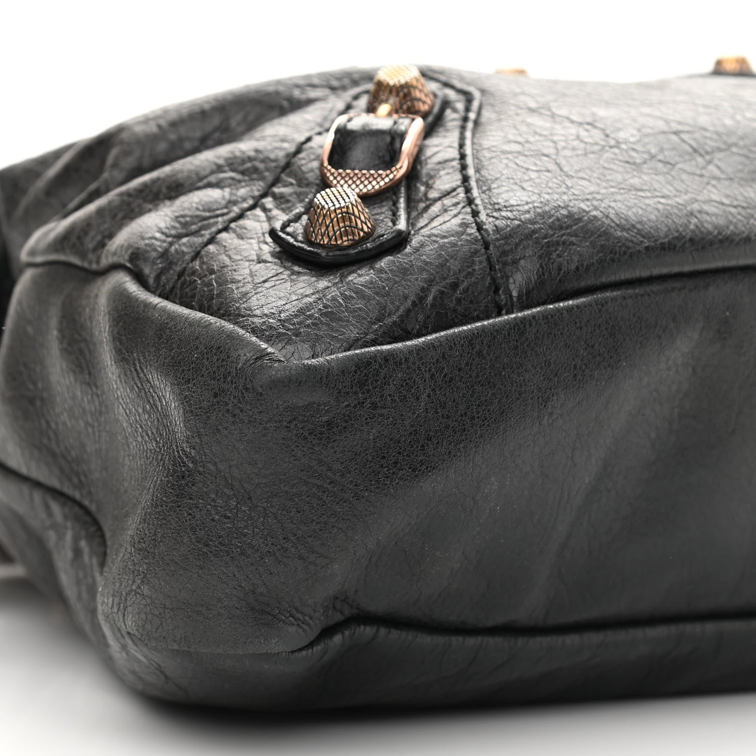 Balenciaga Agneau Giant 12 Rose Gold Hardware Town Black 9 of 14