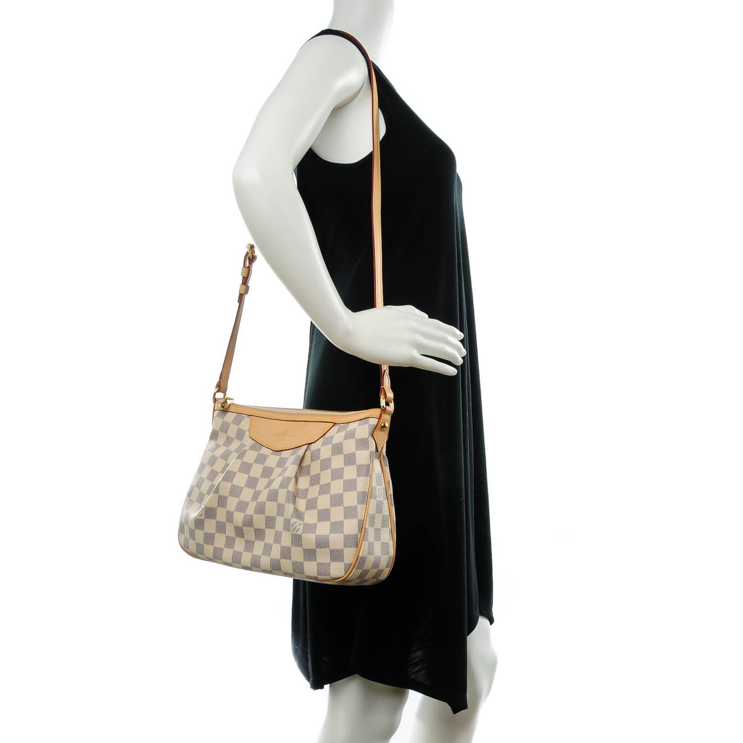 Louis Vuitton Damier Azur Siracusa PM 2 of 7