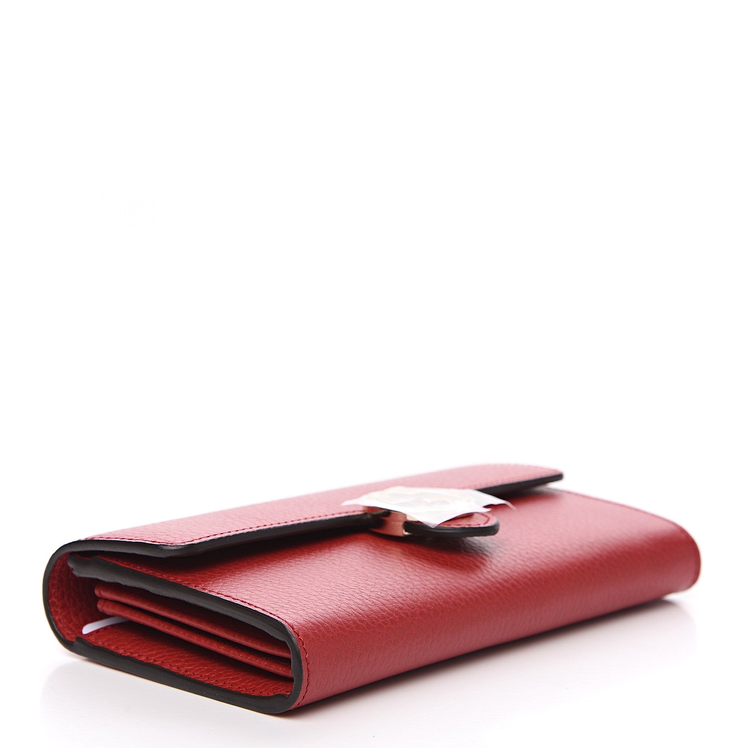 Gucci Dollar Calfskin Interlocking G Continental Wallet Red 3 of 6