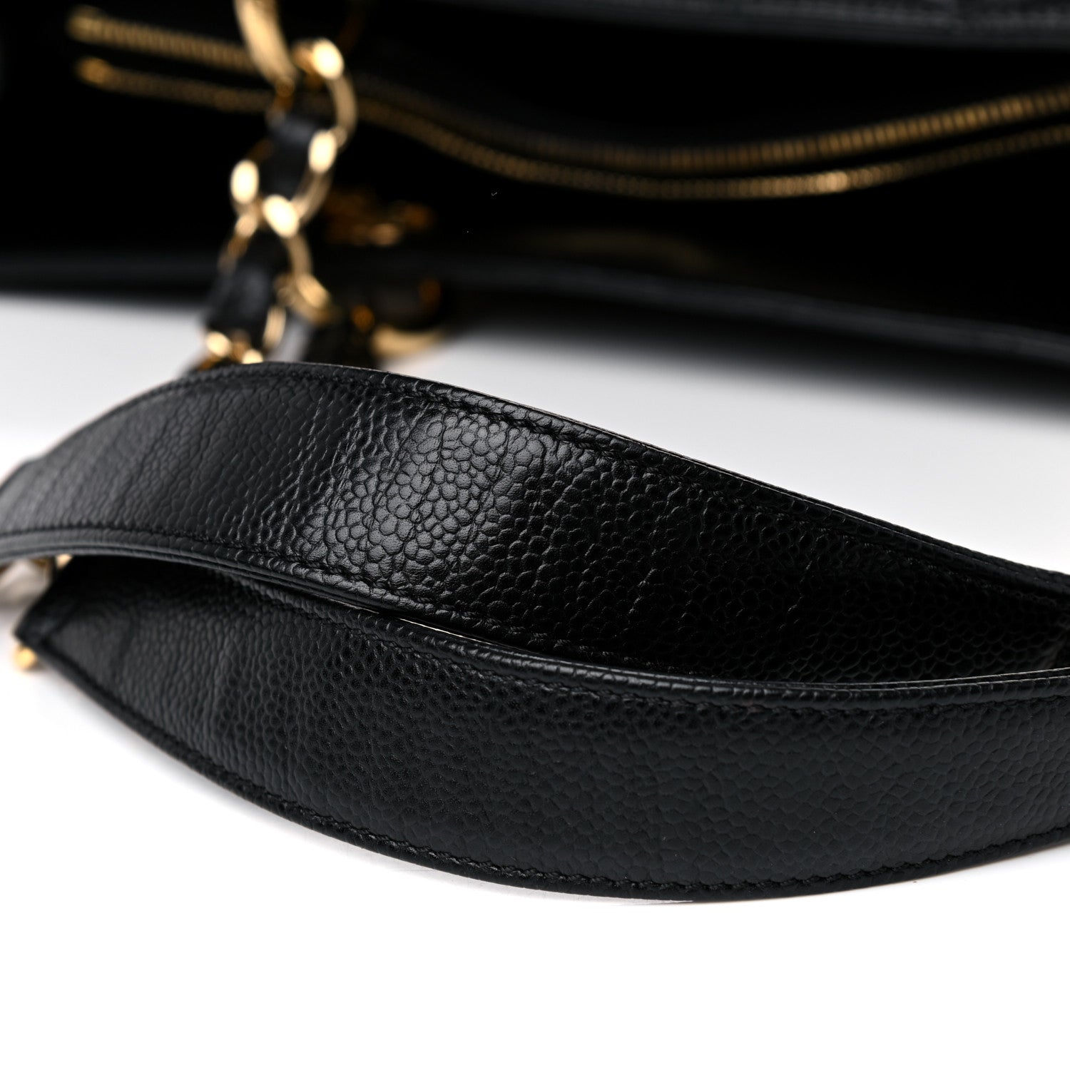 Chanel Caviar Quilted XL Grand Shopping Tote GST Black 11 of 11