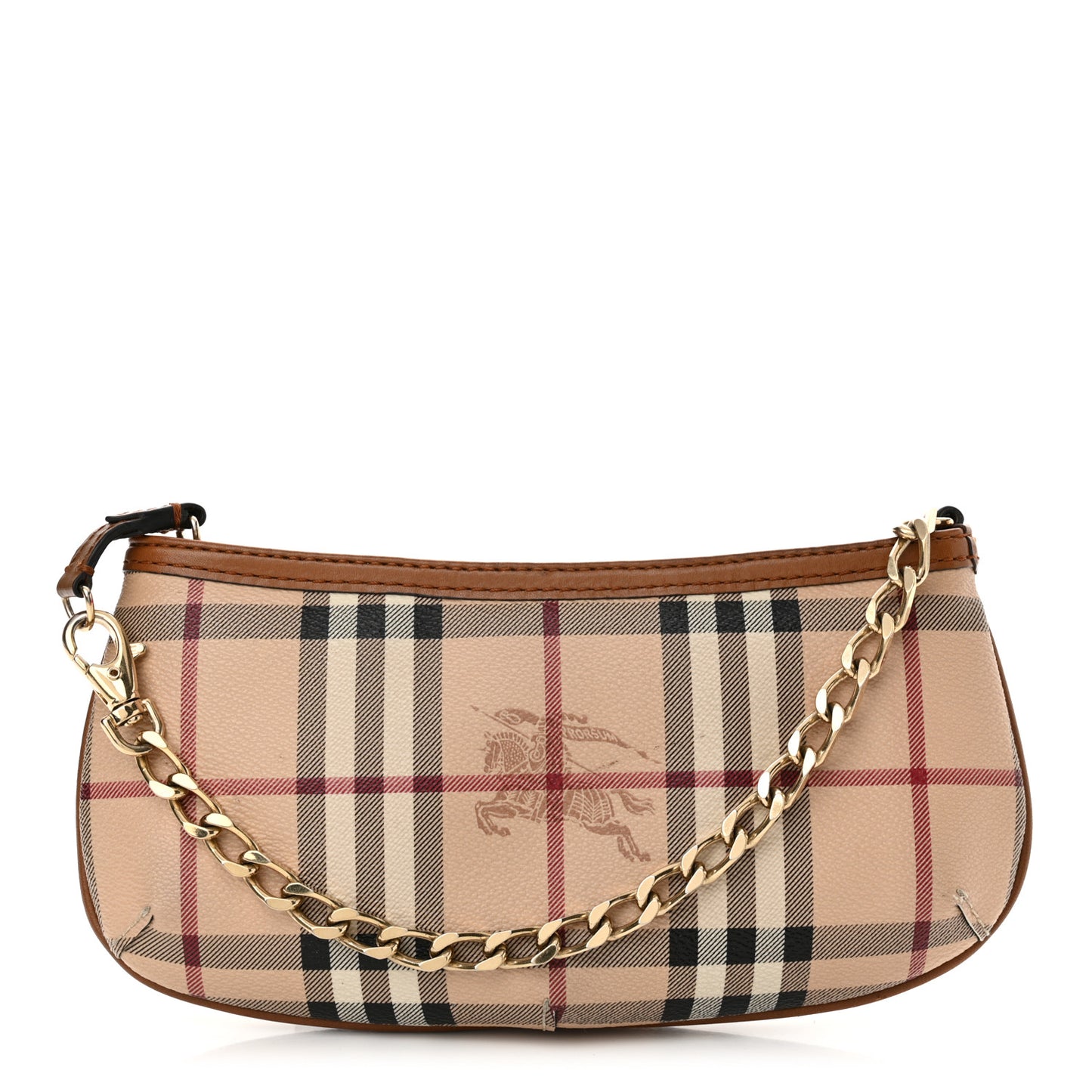 Haymarket Check Clara Pochette Brown