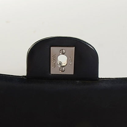 Chanel Lambskin Quilted Medium Double Flap Black 23 of 26