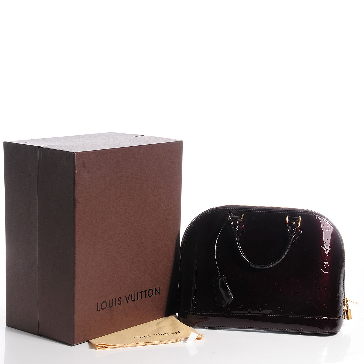 Louis Vuitton Vernis Alma PM Amarante 5 of 8