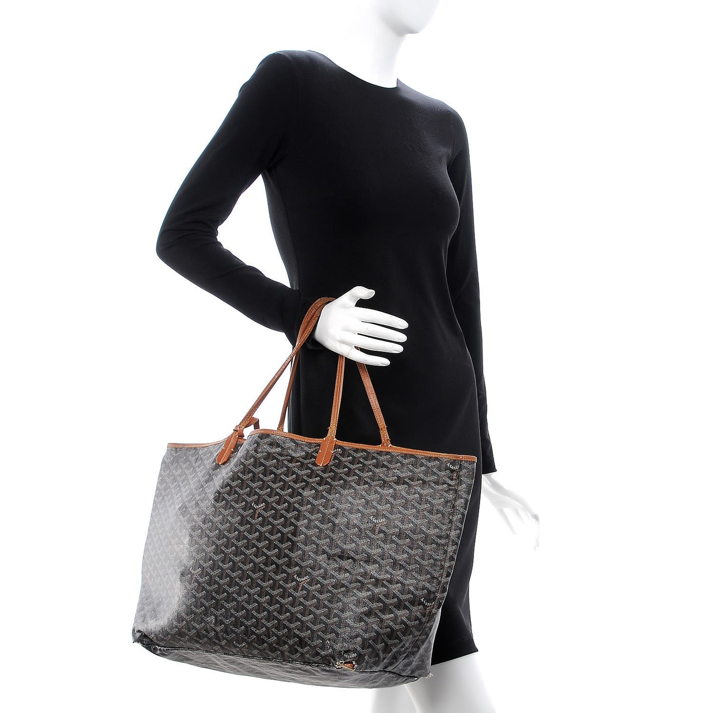 Goyardine Saint Louis GM Black Gold