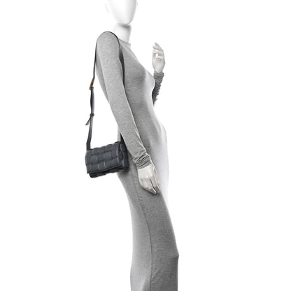 Bottega Veneta Nappa Maxi Intreccio Small Padded Cassette Crossbody Bag Thunder 2 of 11