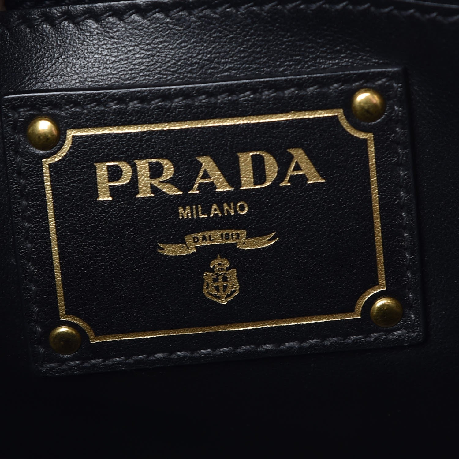 Prada Soft Calf Shopping Tote Black 7 of 8