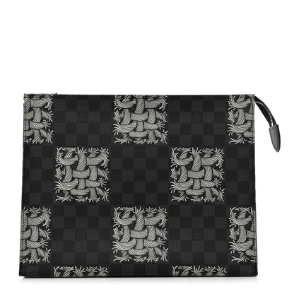 Louis Vuitton Damier Graphite Rope Pochette Voyage White 2 of 7