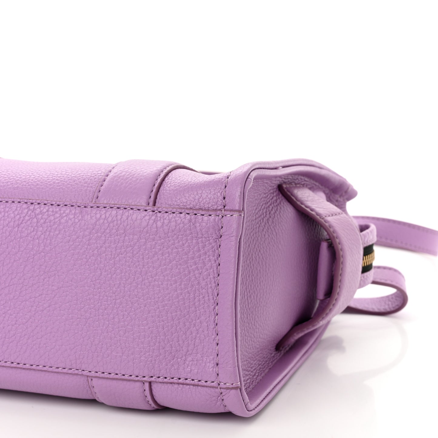 Grained Calfskin Small The Tote Bag Regal Orchid