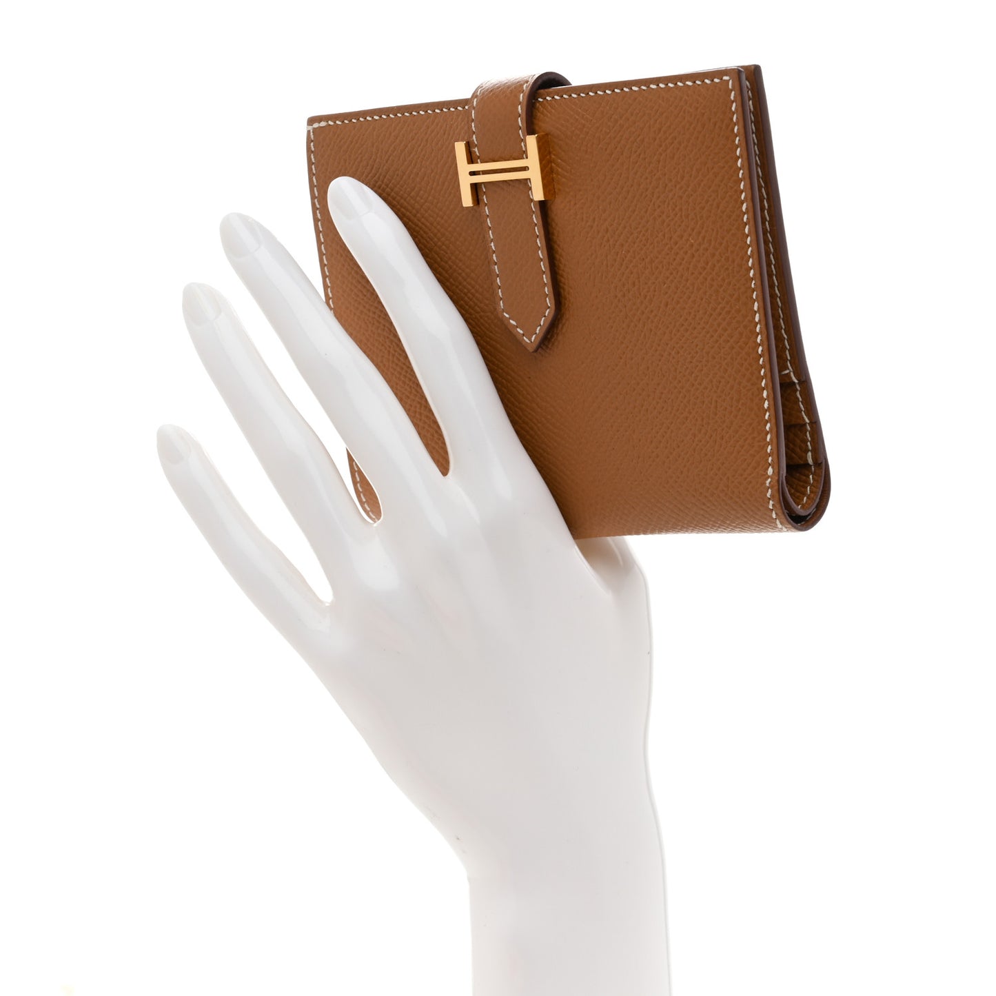Epsom Bearn Compact Wallet Gold