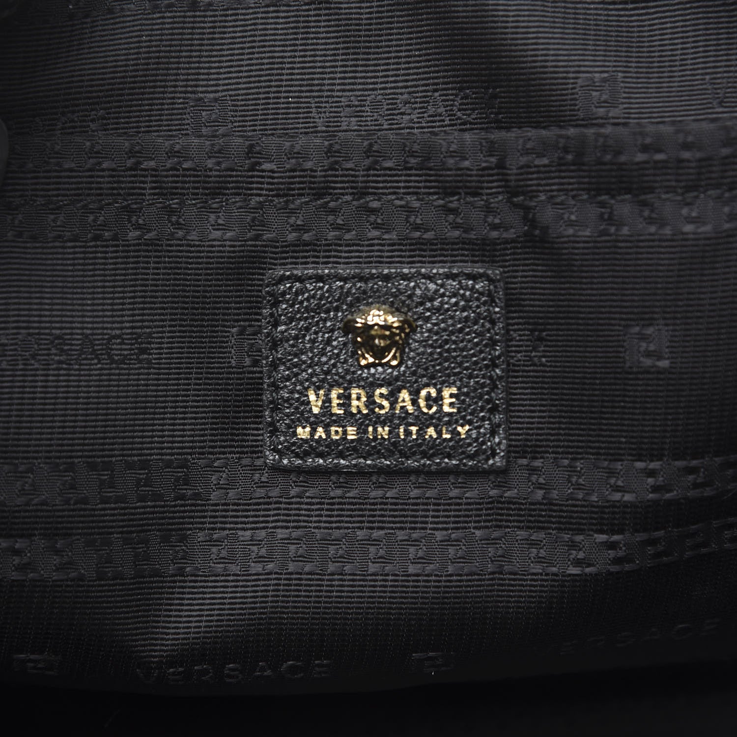 Versace Nappa Palazzo Bowler Black 7 of 14