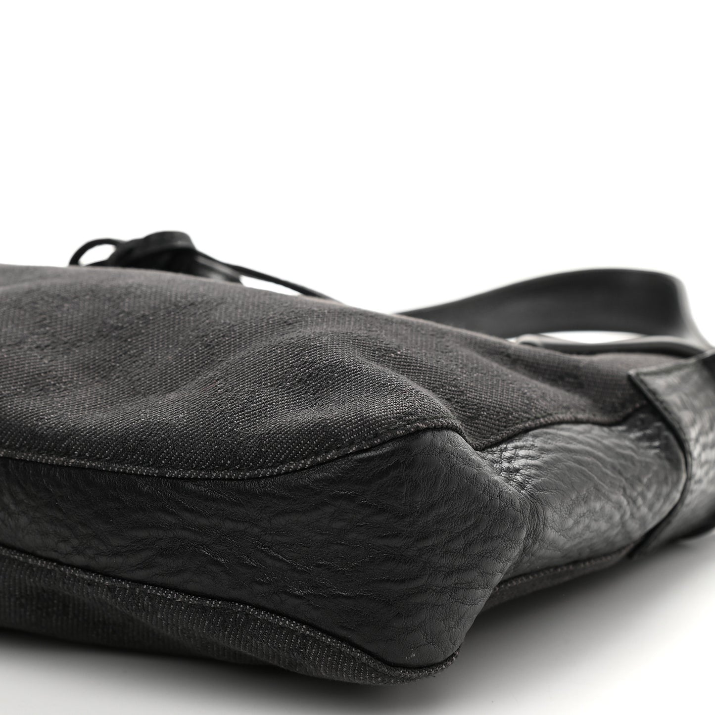 Monogram Canvas Horsebit Drawstring Hobo Dark Brown