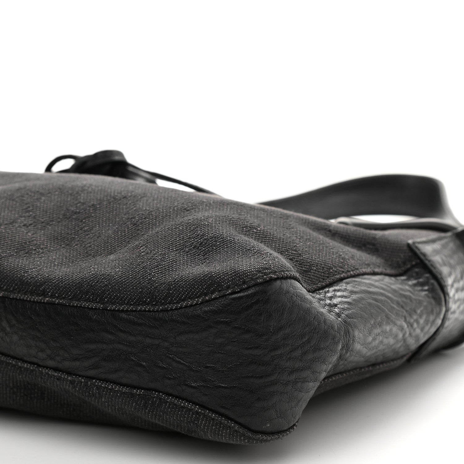 Gucci Monogram Canvas Horsebit Drawstring Hobo Dark Brown 9 of 10