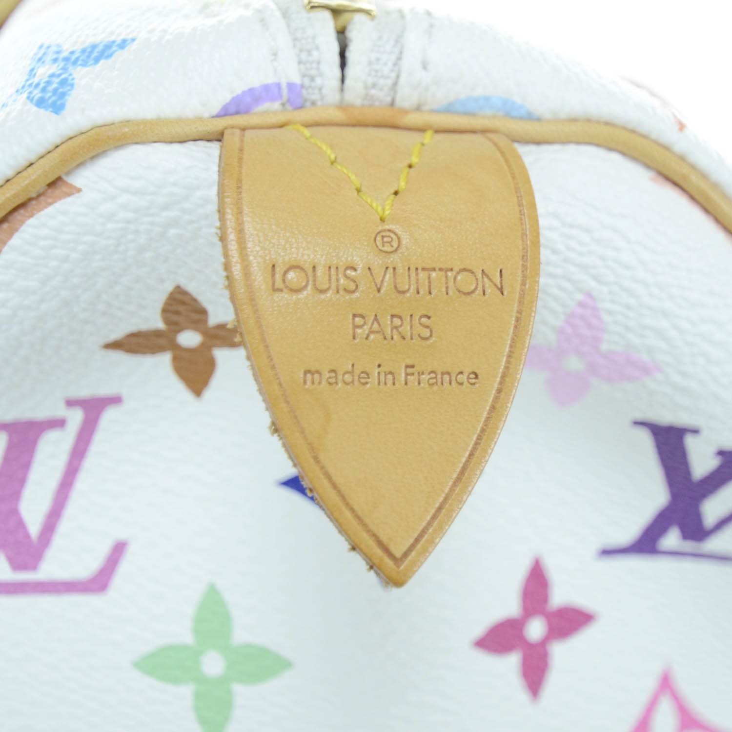 Louis Vuitton Monogram Multicolor Keepall 45 White 9 of 14