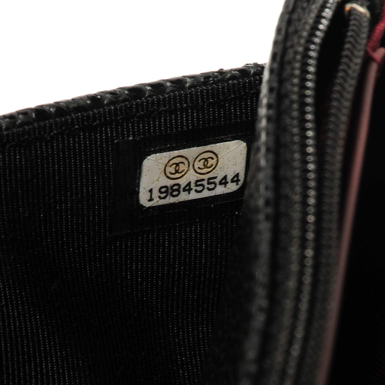 Chanel Caviar Quilted Wallet On Chain WOC Black 9 of 9