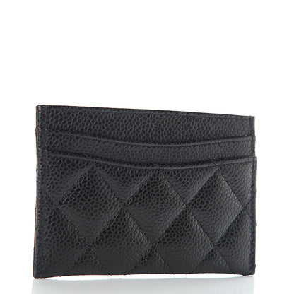 Chanel Caviar Quilted Card Holder Black 3 of 9
