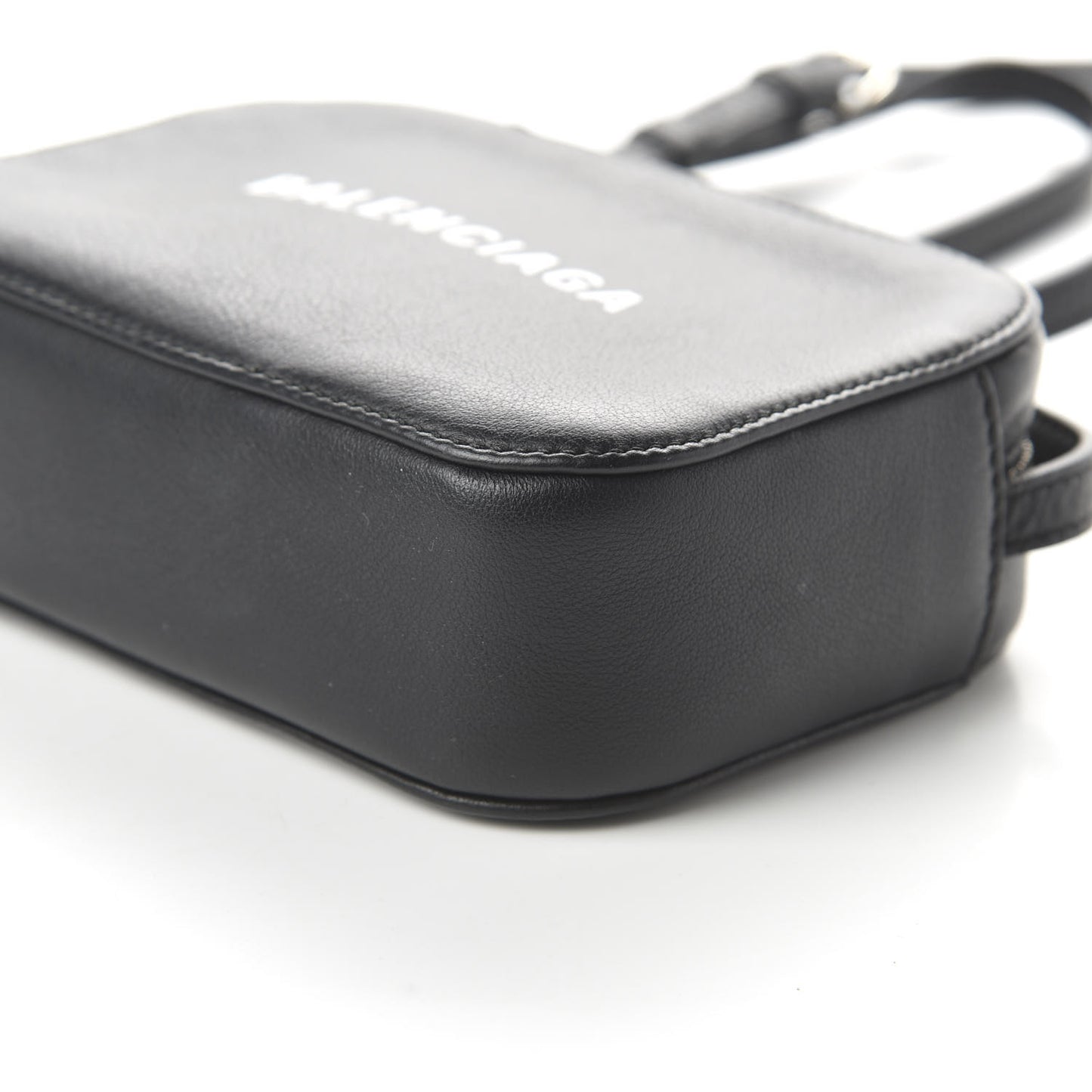 Calfskin Logo XS Everyday Camera Bag Black