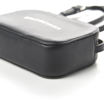 Balenciaga Calfskin Logo XS Everyday Camera Bag Black 7 of 9