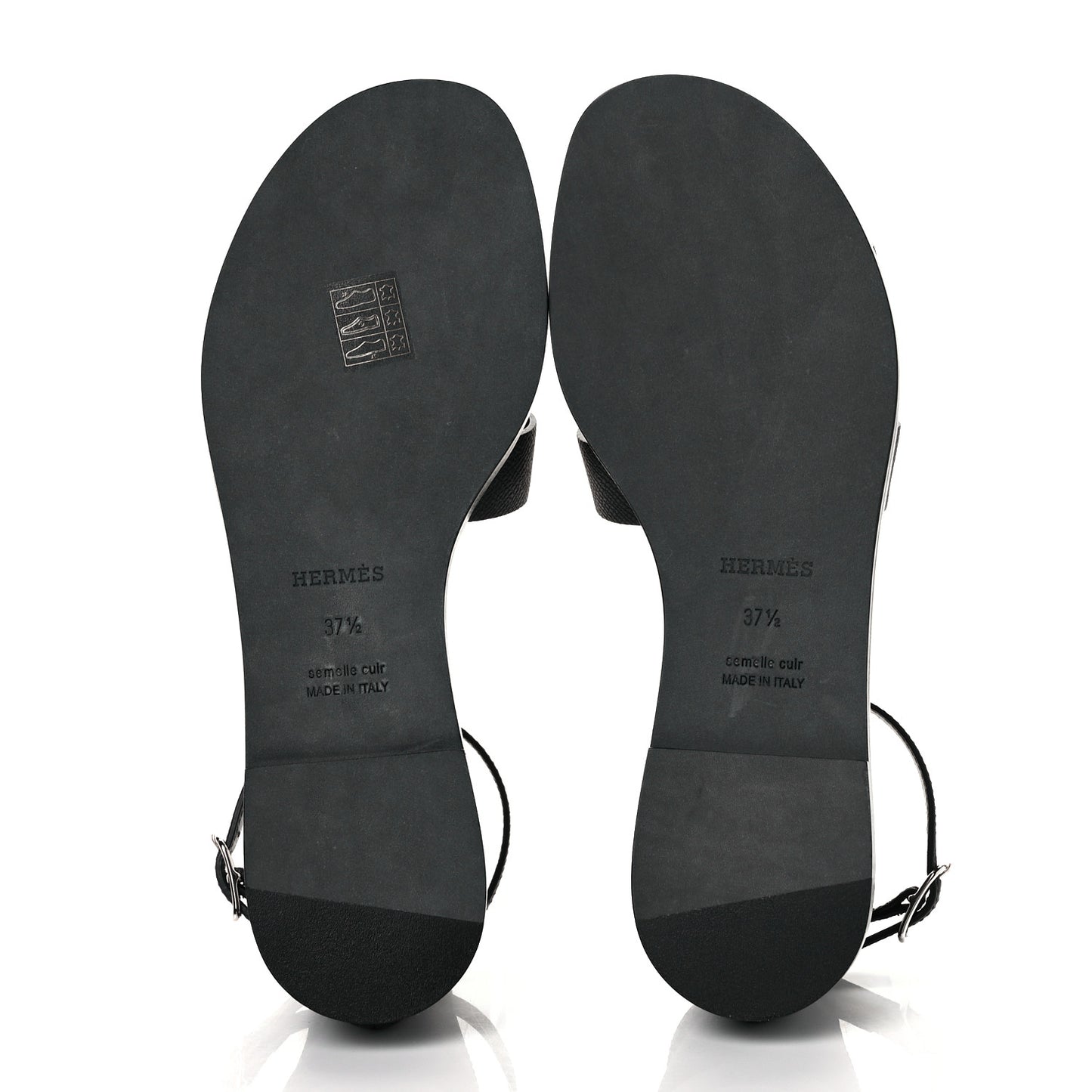 Epsom Santorini Sandals 37.5 Black