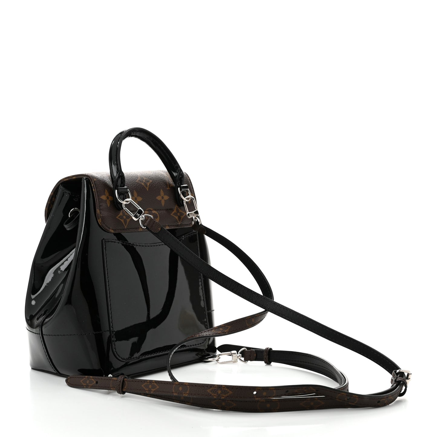 Patent Monogram Hot Springs Backpack Black