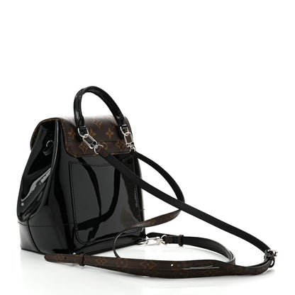 Louis Vuitton Patent Monogram Hot Springs Backpack Black 2 of 10