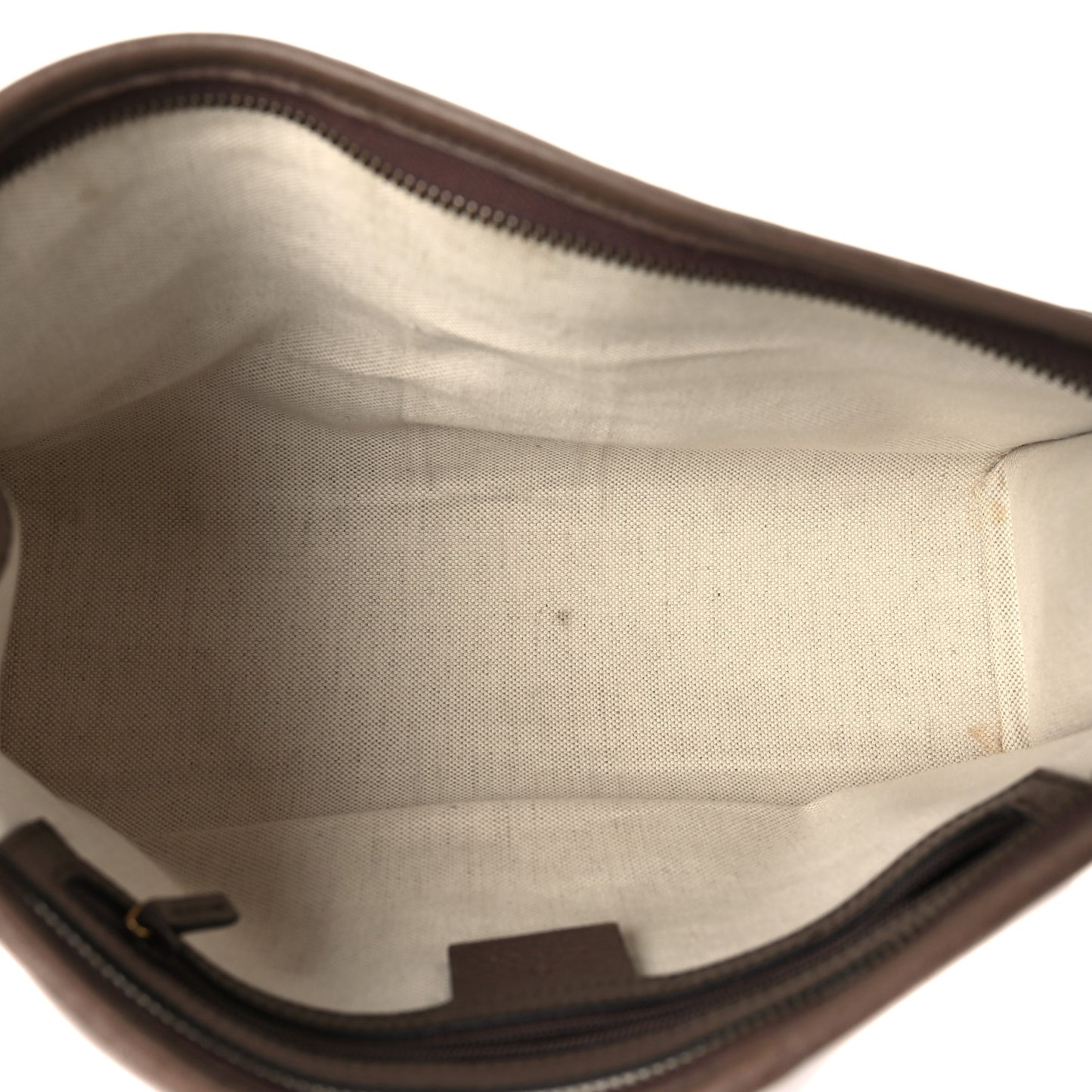 GG Supreme Monogram Web Ophidia GG Toiletry Case Beige New Acero