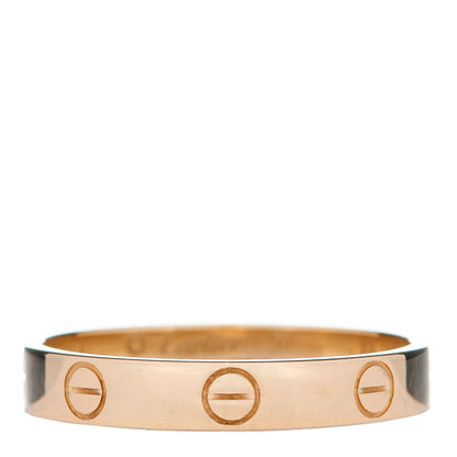 Cartier 18K Yellow Gold 3.5mm LOVE Wedding Band Ring 57 8 1 of 5