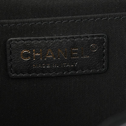 Chanel Lambskin Quilted Fold Up Again Clutch Black 7 of 10