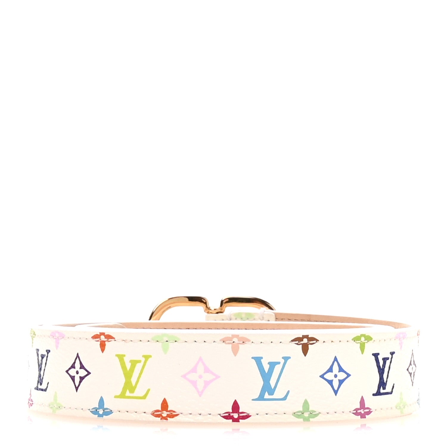 Louis Vuitton Monogram Multicolor 30mm Belt 90 36 White 2 of 8