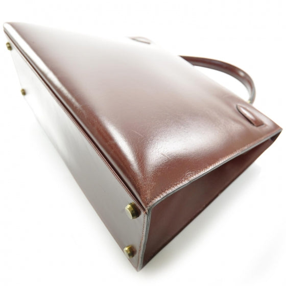 Hermes Box Kelly 32 Bordeaux 5 of 10