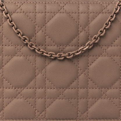 Christian Dior Ultra Matte Calfskin Cannage Lady Dior Clutch Fard 8 of 10