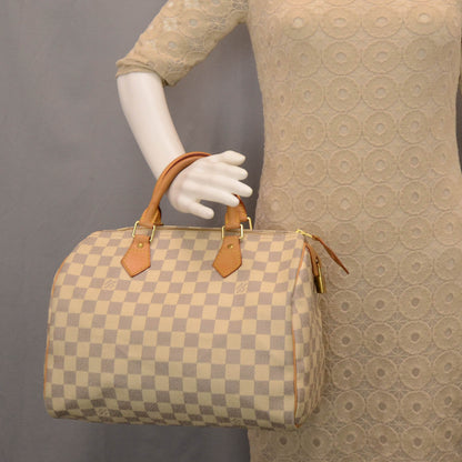 Louis Vuitton Damier Azur Speedy 30 2 of 8