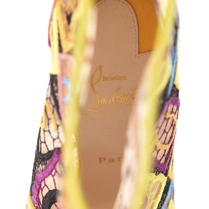 Christian Louboutin Patent Lace Gipsybootie 100 Ankle Boots 39.5 Multicolor 10 of 11