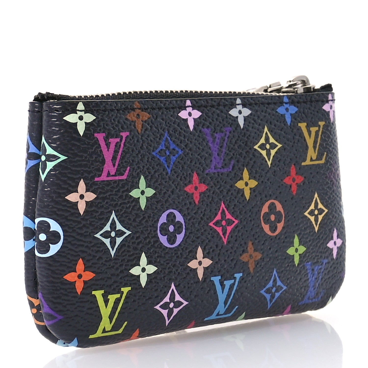 Louis Vuitton LV X TM Monogram Multicolor Key Pouch Black 3 of 8