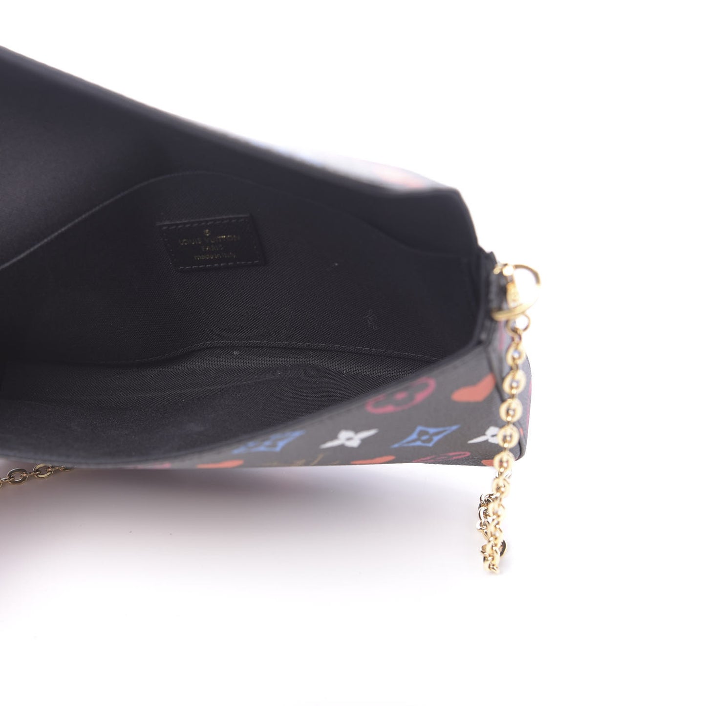 Game On Felicie Chain Wallet Black