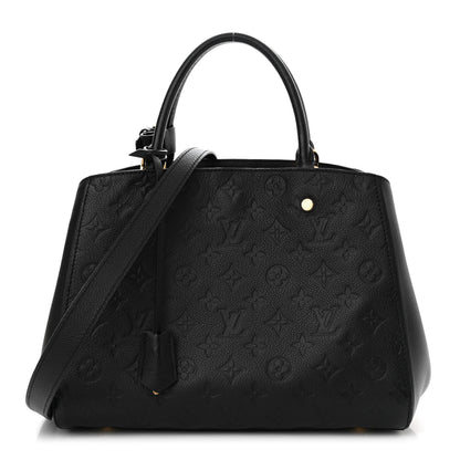 Louis Vuitton Empreinte Montaigne MM Black 1 of 14