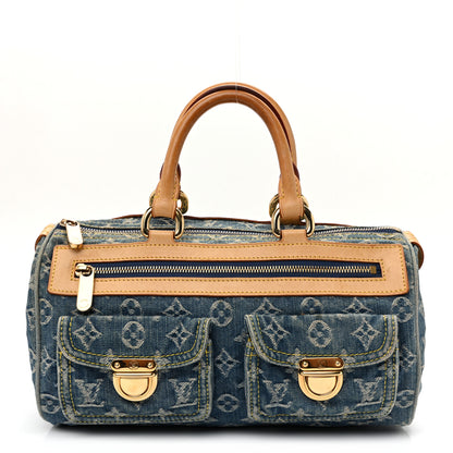 Louis Vuitton Monogram Denim Neo Speedy Blue 1 of 9