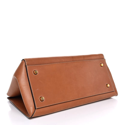 Celine Smooth Calfskin Large Edge Shoulder Bag Camel 4 of 22