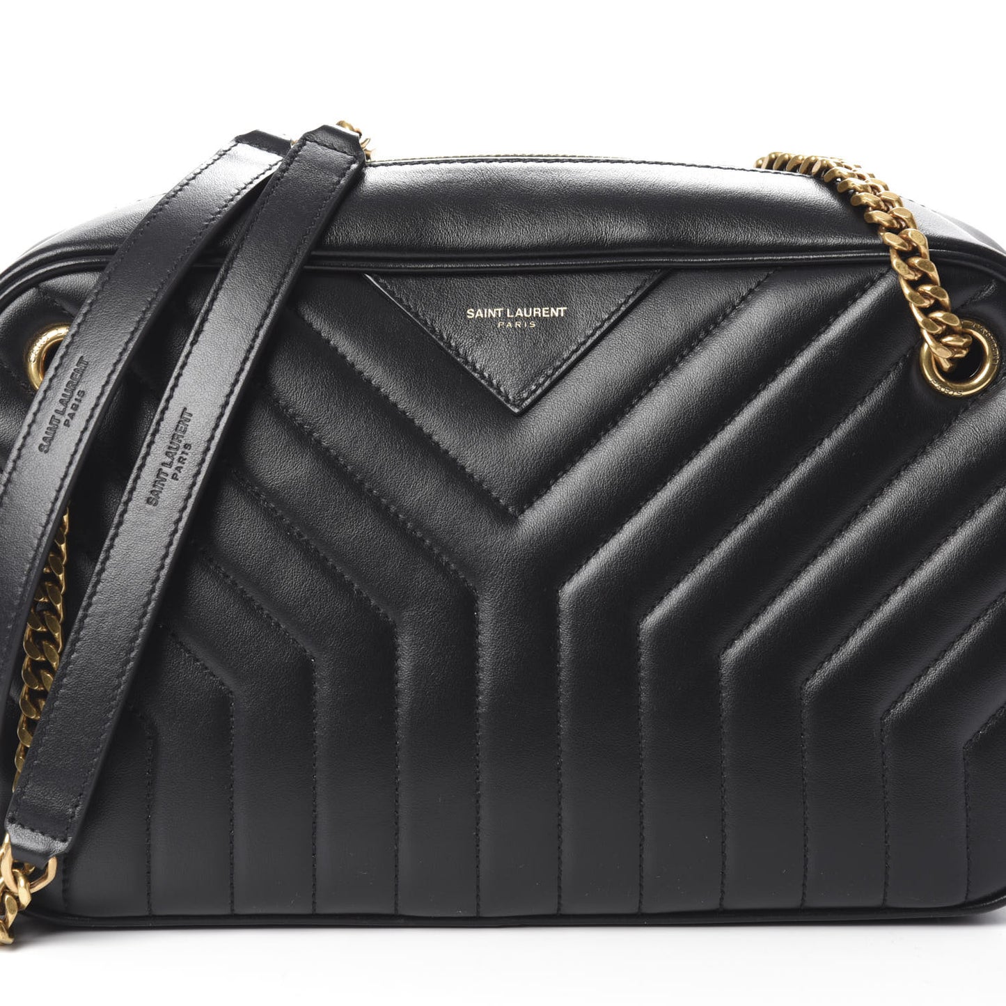 Calfskin Matelasse Joan Camera Bag Black