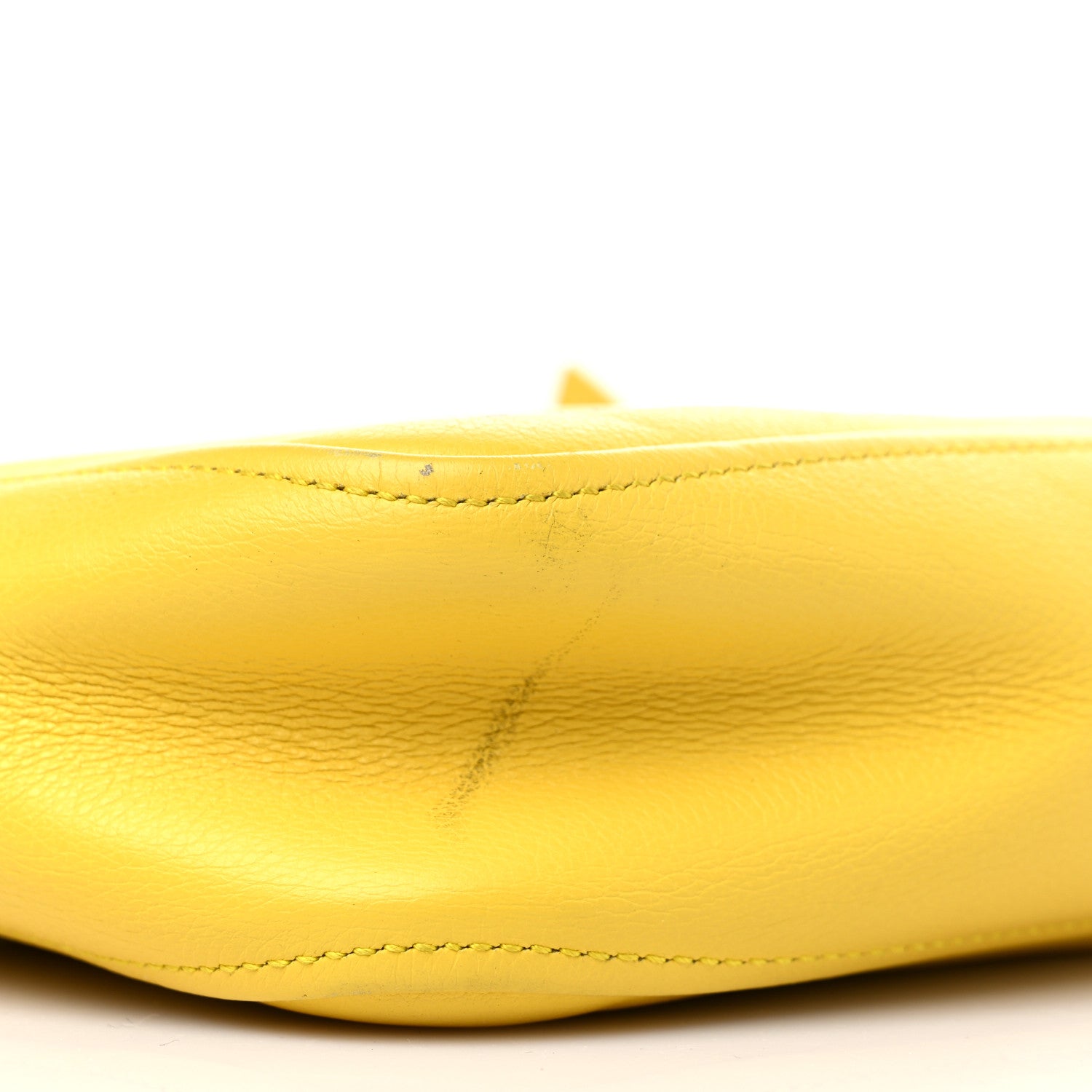 Balenciaga Shiny Day Calfskin Logo XS Triangle Duffle Jaune Black 6 of 12